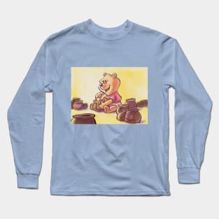 bear with honey Long Sleeve T-Shirt